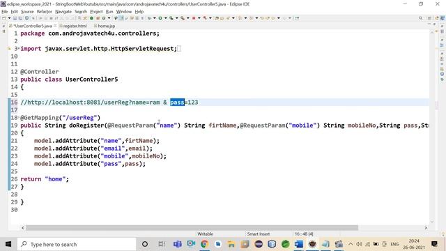 #13 PathVariable Vs RequestParam. Difference between PathVariable and RequestParam In Spring Boot