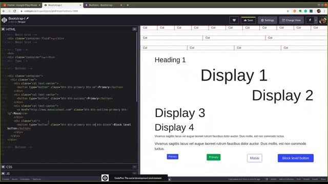 Learn How To Use Bootstrap CSS Framework - Lecture 1 | Masai