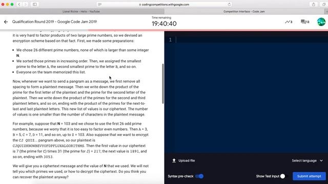 Google Code Jam - Qualification Round 2019