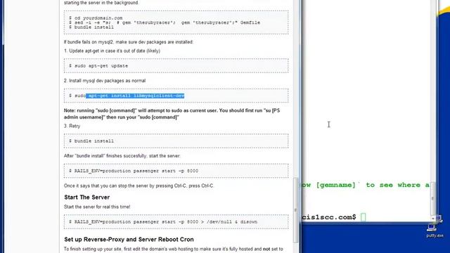 Day 31 - Ruby on Rails 3 - Deploying Rails to Dreamhost VPS