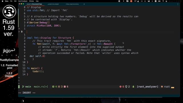 한글러스트강의RustByExample집중훈련part1_rust example part1 #rust #rustlang