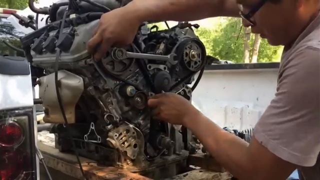 HONDA 3.5 ENGINE TIMING MARKS SET UP