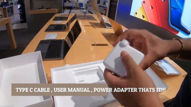 APPLE MACBOOK PRO 13INCH 2018 UNBOXING ONLY*