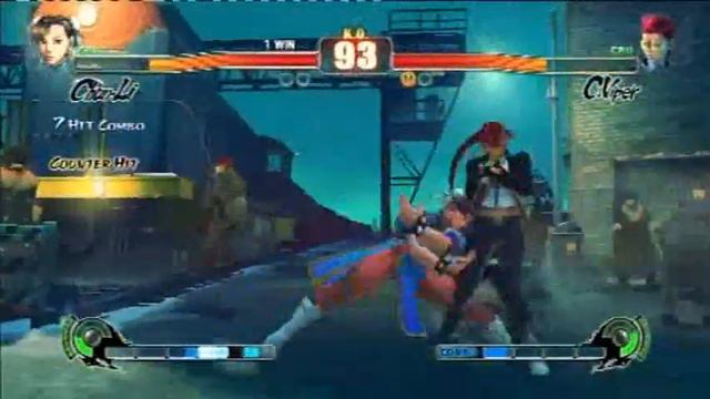 Street Fighter IV - Chun Li VS C.Viper