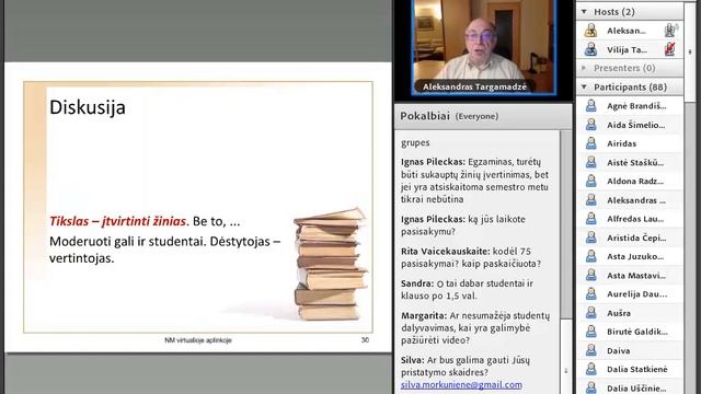 CONSILIUM EDUCATIONIS „Nuotolinis mokymasis virtualioje aplinkoje. Teorija ir praktika“