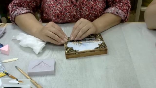 Вакула Галина. Патинирование и работа со штампами!