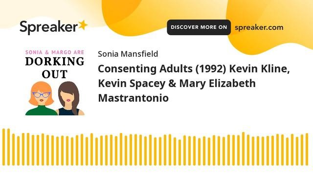 Consenting Adults 1992 Kevin Kline Kevin Spacey  Mary Elizabeth Mastrantonio