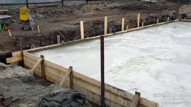 Заливка плиты