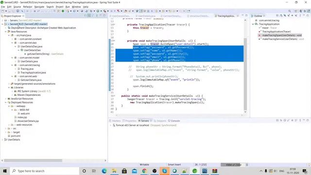 Jaeger Tracing with using Servlet