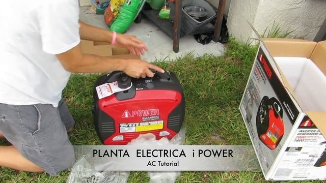 TUTORIAL COMO USAR UNA  PLANTA  O GENERADOR ELECTRICO I POWER