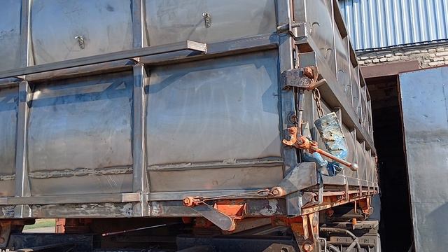 Борта на КАМАЗ самодельные.