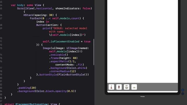 The Ultimate SwiftUI + RealityKit Tutorial // Pick and Place Multiple 3D Models