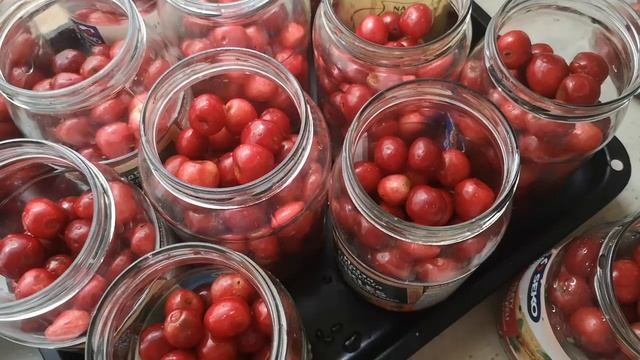 КОМПОТ ИЗ ЧЕРЕШНИ НА ЗИМУ. БЫСТРЫЙ И ПРОСТОЙ РЕЦЕПТ. ЗАГОТОВКА И КОНСЕРВАЦИЯ ФРУКТОВ НА ЗИМУ.