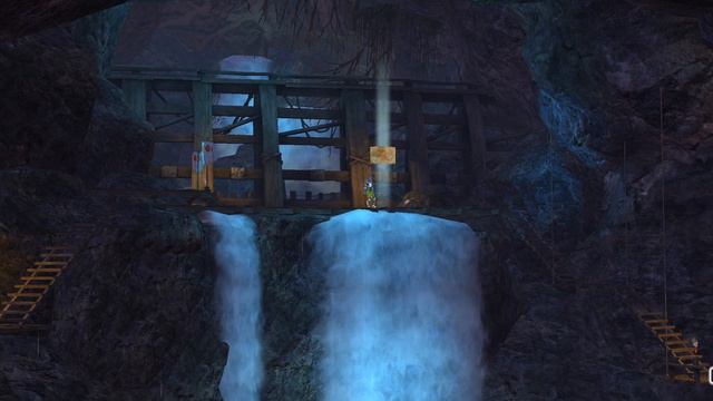 Vista - Harathi Hinterlands - Hidden Falls (Guild Wars 2)