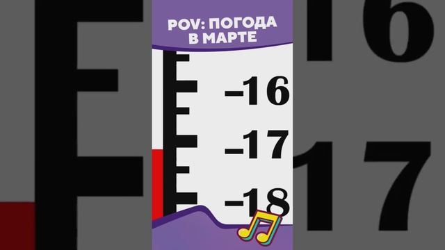 Чисто погода в марте