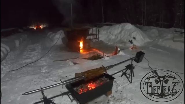 Ребрышки на вертеле к Новому году!