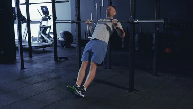 Австралийские подтягивания обратным хватом_ Australian pull up reverse grip