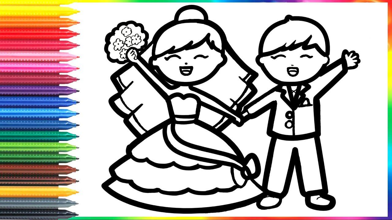 How to draw a bride and groomDrawing Tutorial Art