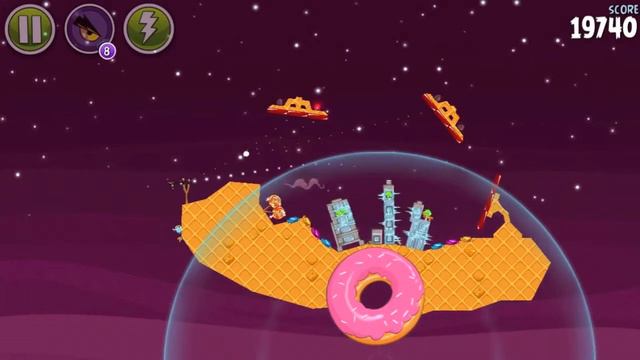 Angry Birds Space Utopia Level 4-29 3 stars Walkthrough [HD]
