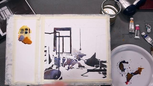 Lost Place - Aquarell Ganz Anders