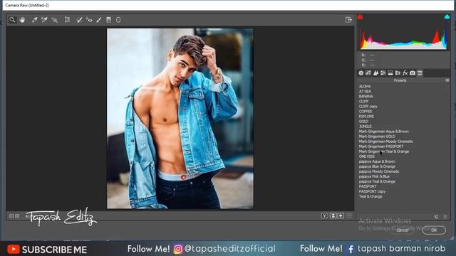 Mark SingerMan Photoshop Camera Raw Presets Collection