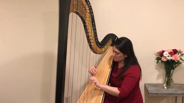 Etude de concert pour harpe: Au Matin - Marcel Tournier played by Lethicia Caravello