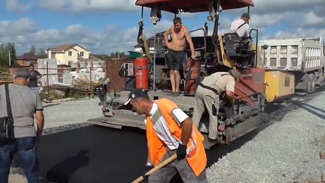 Выпуск №1 Укладка асфальта в поселке БЛИЗКИЙ