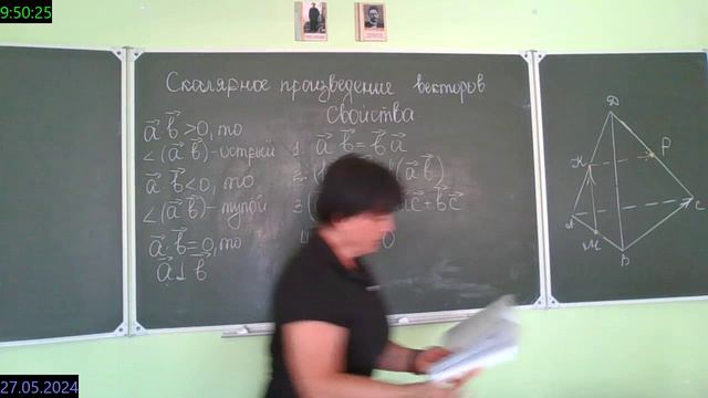 Галищева Инна Анатольевна 10 класс  Геометрия Тема "Скалярное произведение векторов"