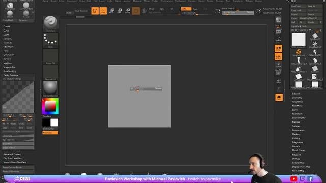 014 ZBrush Sculpting Straight Lines