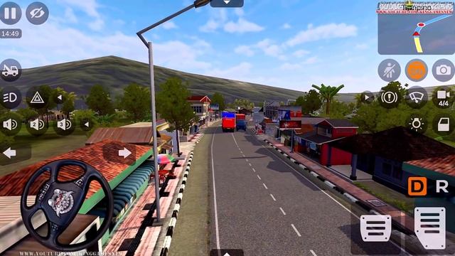 Mercedes-Benz Truck Actros Driving - Bus Simulator Indonesia # 36 - Android GamePlay