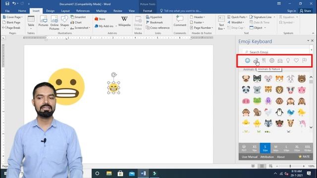 How to Add Colorful EMOJI in Word, Excel, PowerPoint | MS-Office में Emoji Add कैसे करे? | Hindi