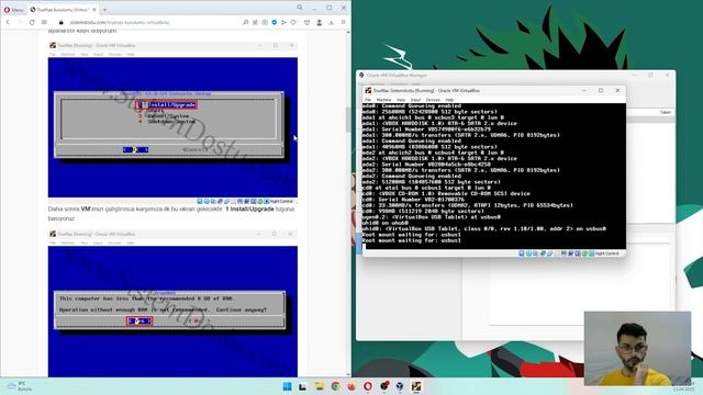 TrueNas Kurulumu VirtualBox