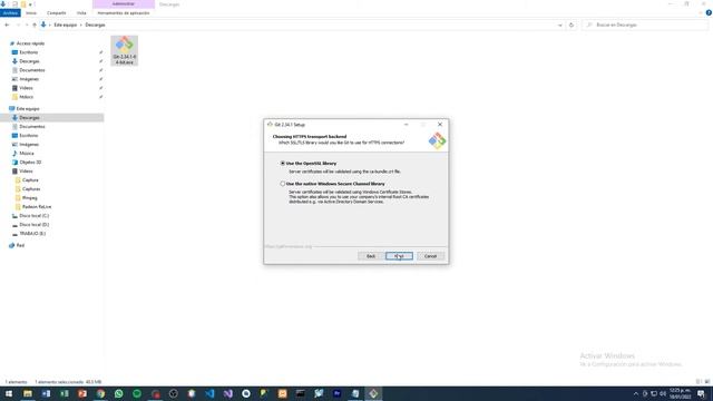 Instalación GIT en Windows 10