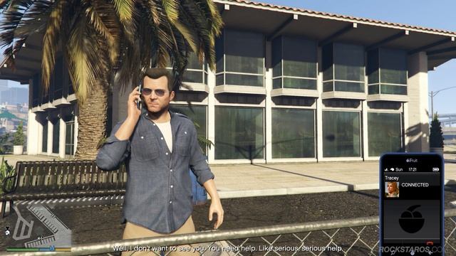 Tracey Calls Michael After Did Somebody Say Yoga - GTA 5