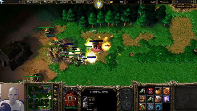 Warcraft 3 | Survival Chaos 3.1 | ORC | Bloodlust