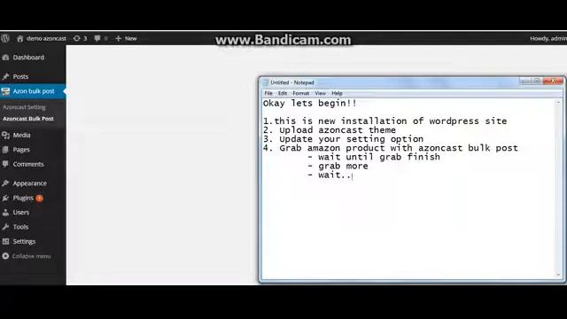 Demo azoncast theme ( autopost amazon wordpress theme) and get full script