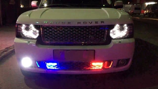 Range Rover Vogue вспышка