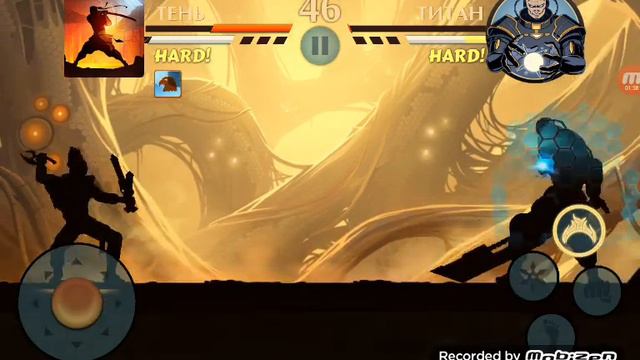 Shadow fight 2 vs ТИТАН в конце закончился видео