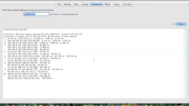 What is the Network Utility in Mac OS?