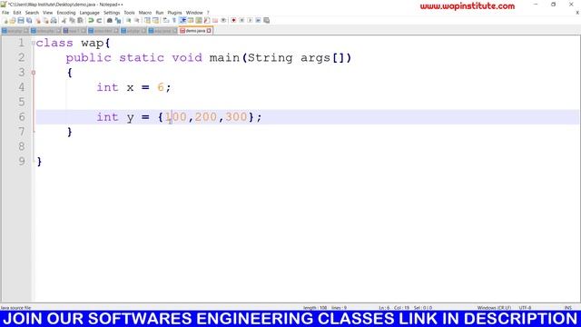 java variables vs array hosted by wap institute powered by sweetus media er saurav