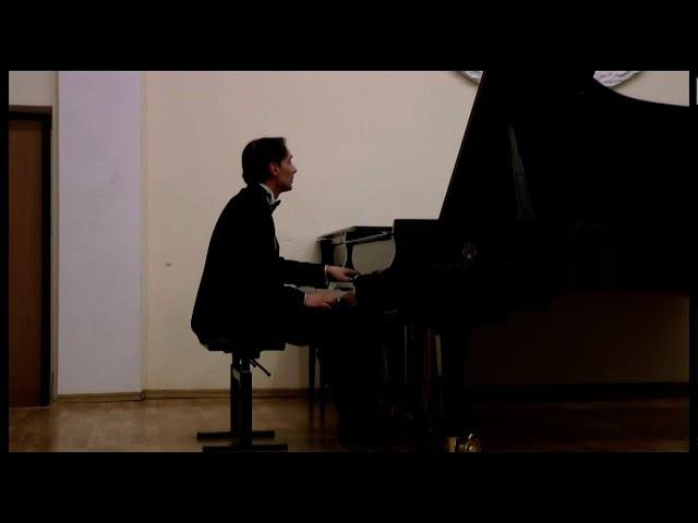 Борткевич Этюд для левой руки, Этюд Cis-moll А.Комаров S. Bortkiewicz Etude For Left Hand A.Komarov
