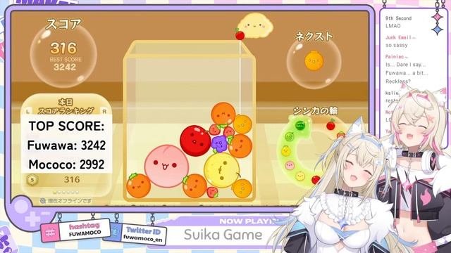 【スイカゲーム SUIKA GAME】we Can Taste It, Double Suika And OVER 3000 ?