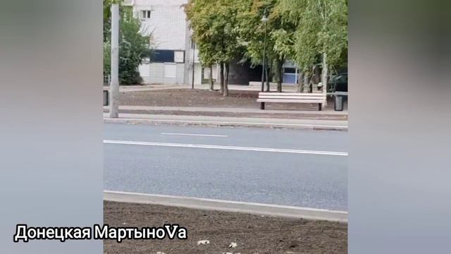 Донецк сегодня 27.08.2024 Подрядчик сбежал. В ямах возле администрации выросли деревья! 🌲🌳