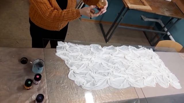 смешанная техника подготовка ткани для пошива летней юбки