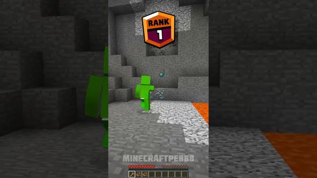 POV: player rank 1 vs rank 6974 in Minecraft #shorts #meme #memes