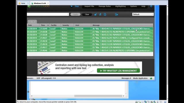 Syslog Key Capture