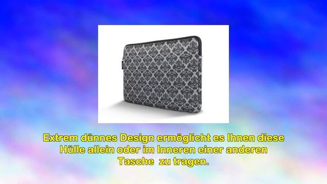 Lavolta Cblv12i9 Motif weiches Neopren Case fr Netbook
