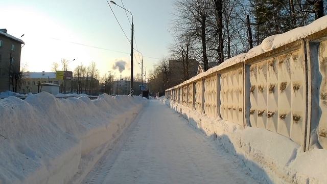 Орехово-Зуево. Морозное утро февраля 2024г.