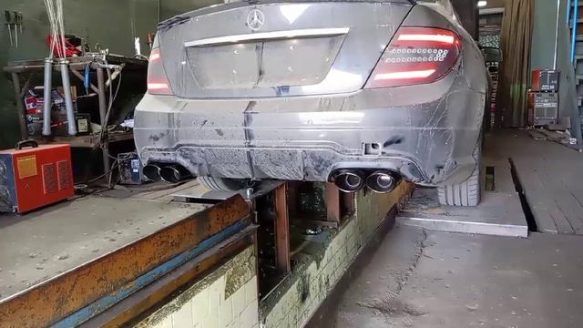 Доработка выпускной системы Mercedes c180
