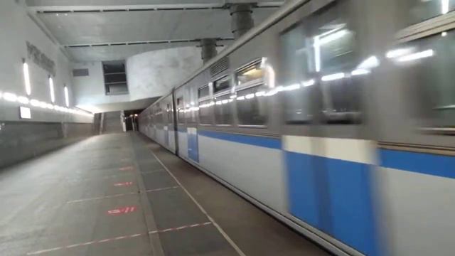 Составы «Русич» на станции «Мякинино». 7 января 2021